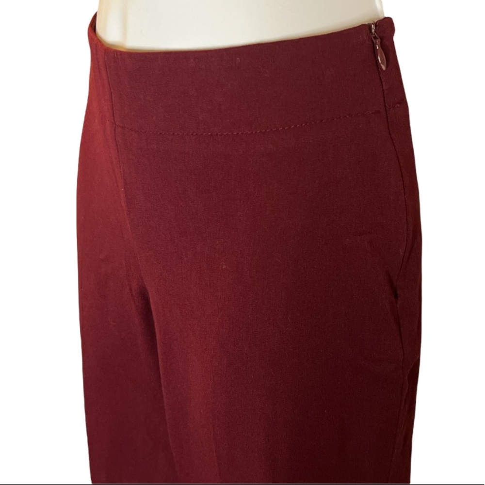 Talbots Maroon Trousers - Picture 3 of 5